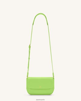 Jw Pei Bolsos - JW PEI Bolsa Crossbody de Debby Flap verde lima L848F820 bolsa de cuerpo cruzado