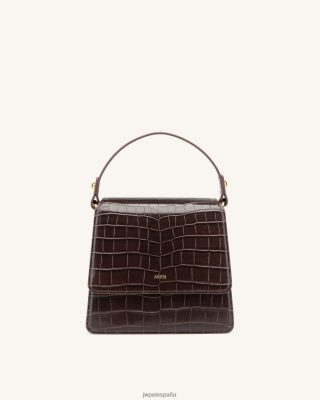 Jw Pei Bolsos - JW PEI Fae Top Many Crossbody nutella Croc L848F832 bolsa de cuerpo cruzado