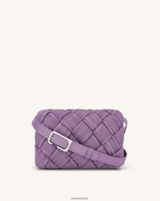 Jw Pei Bolsos - JW PEI Mazerio cruzado lavanda púrpura L848F850 bolsa de cuerpo cruzado