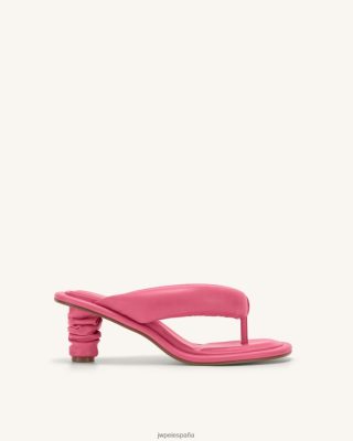 Jw Pei Bolsos - JW PEI Talia Sandalia hinchada rosa rojo L848F8332 sandalia