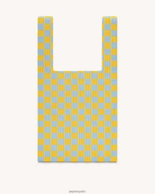 Jw Pei Bolsos - JW PEI bolsa de bolso de punto de checkerboard hielo y amarillo L848F8242 bolsas