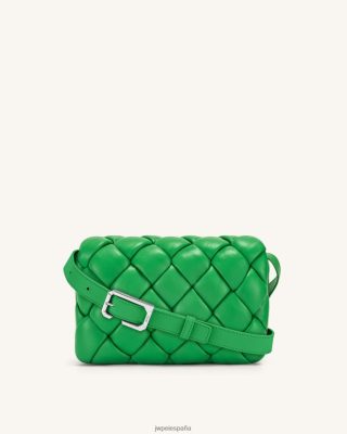 Jw Pei Bolsos - JW PEI bolsa de laberinto verde de hierba L848F88 bolsa de cuerpo cruzado