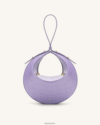 Jw Pei Bolsos - JW PEI bolsa de rantán cocodrilo púrpura L848F8176 bolsa