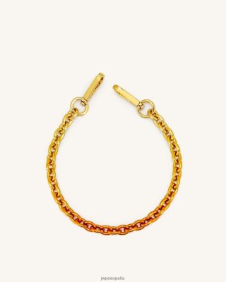 Jw Pei Bolsos - JW PEI correa de cadena de gradiente de isla naranja L848F8260 correa