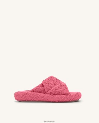 Jw Pei España - JW PEI Sandalia de plataforma tejida de Lilah rosa rojo L848F8343 sandalia
