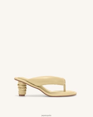 Jw Pei España - JW PEI Talia Sandalia hinchada manteca L848F8334 sandalia