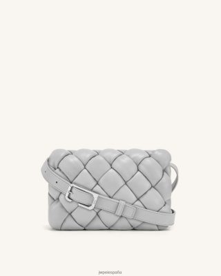 Jw Pei España - JW PEI bolsa de laberinto gris claro L848F828 bolsa de cuerpo cruzado