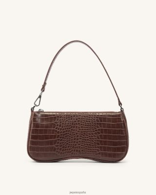 Jw Pei España - JW PEI bolso de hombro de Eva Croc de marrón L848F864 bolso de hombro