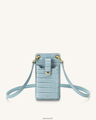 Jw Pei Zapatos - JW PEI Bolsa telefónica de Quinn Croc de hielo L848F8192 bolsa telefónica