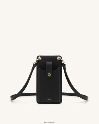 Jw Pei Zapatos - JW PEI Bolsa telefónica de Quinn cuero vegano de grano negro L848F8189 bolsa telefónica