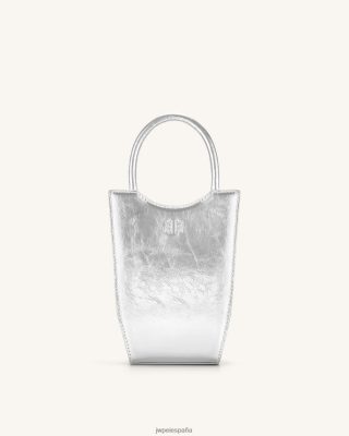 Jw Pei Zapatos - JW PEI Bolsa telefónica metálica de FEI plata L848F8237 bolsa telefónica