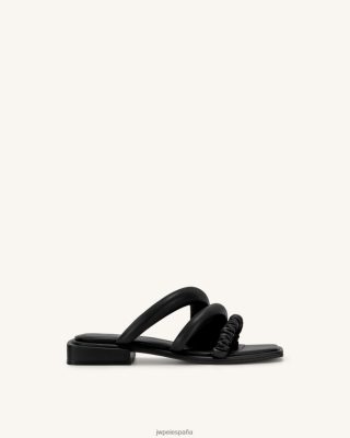 Jw Pei Zapatos - JW PEI Jada Flat Mule negro L848F8330 mula