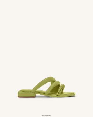 Jw Pei Zapatos - JW PEI Jada Flat Mule verde lima L848F8339 mula