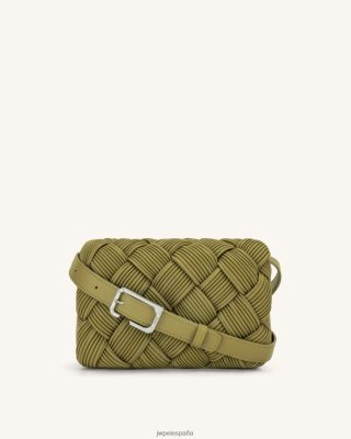 Jw Pei Zapatos - JW PEI Mazerio cruzado verde ámbar L848F848 bolsa de cuerpo cruzado