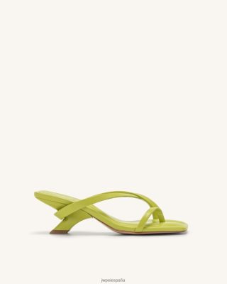 Jw Pei Zapatos - JW PEI maeve strappy mula verde lima L848F8279 mula